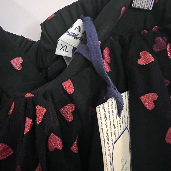 JessaKae Black Skirt with Red Heart Accents - Picture 3 of 3